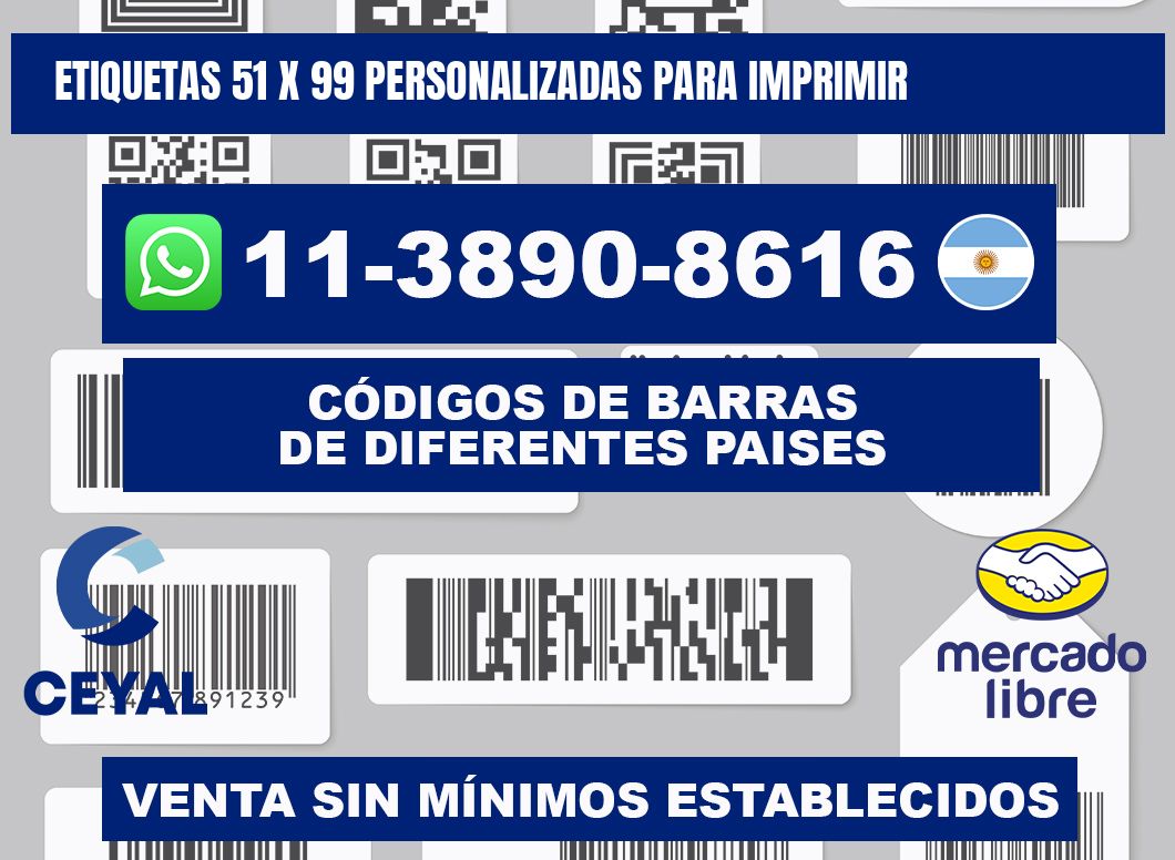 etiquetas 51 x 99 personalizadas para imprimir