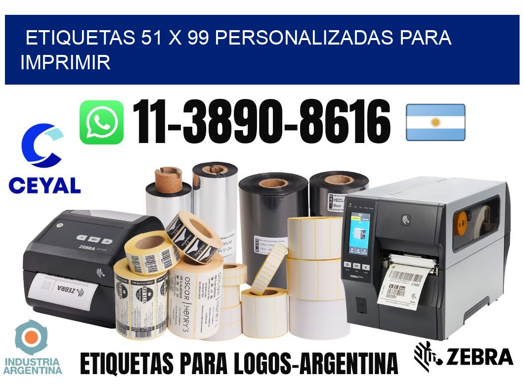 etiquetas 51 x 99 personalizadas para imprimir