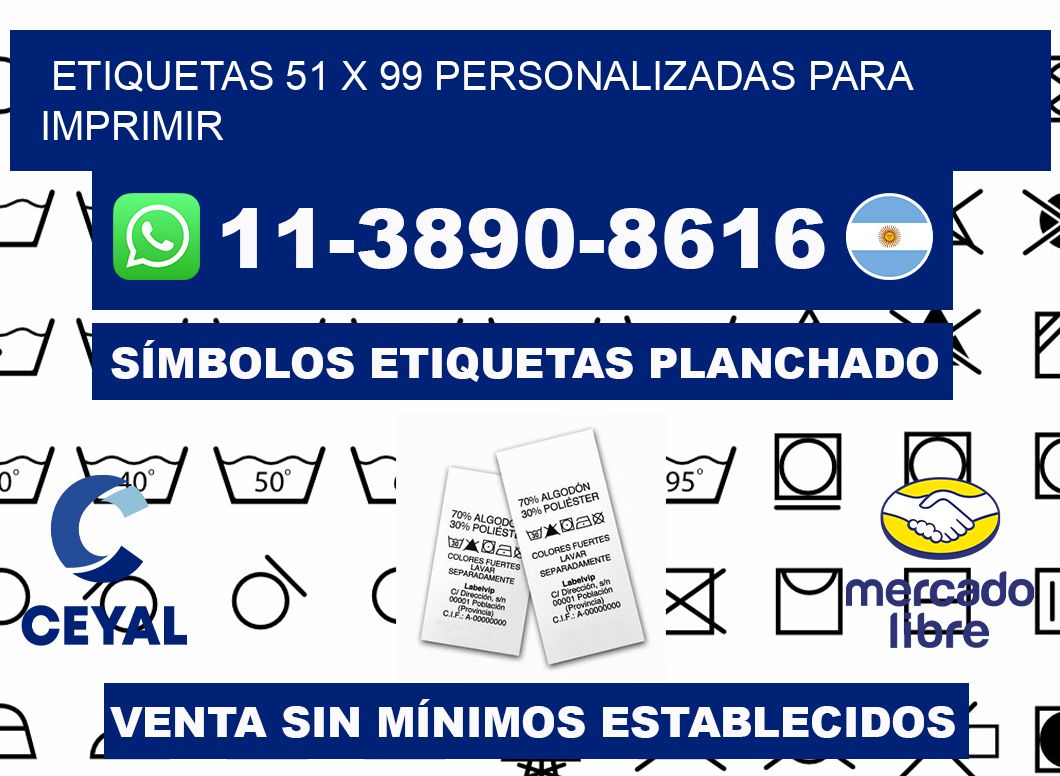 etiquetas 51 x 99 personalizadas para imprimir