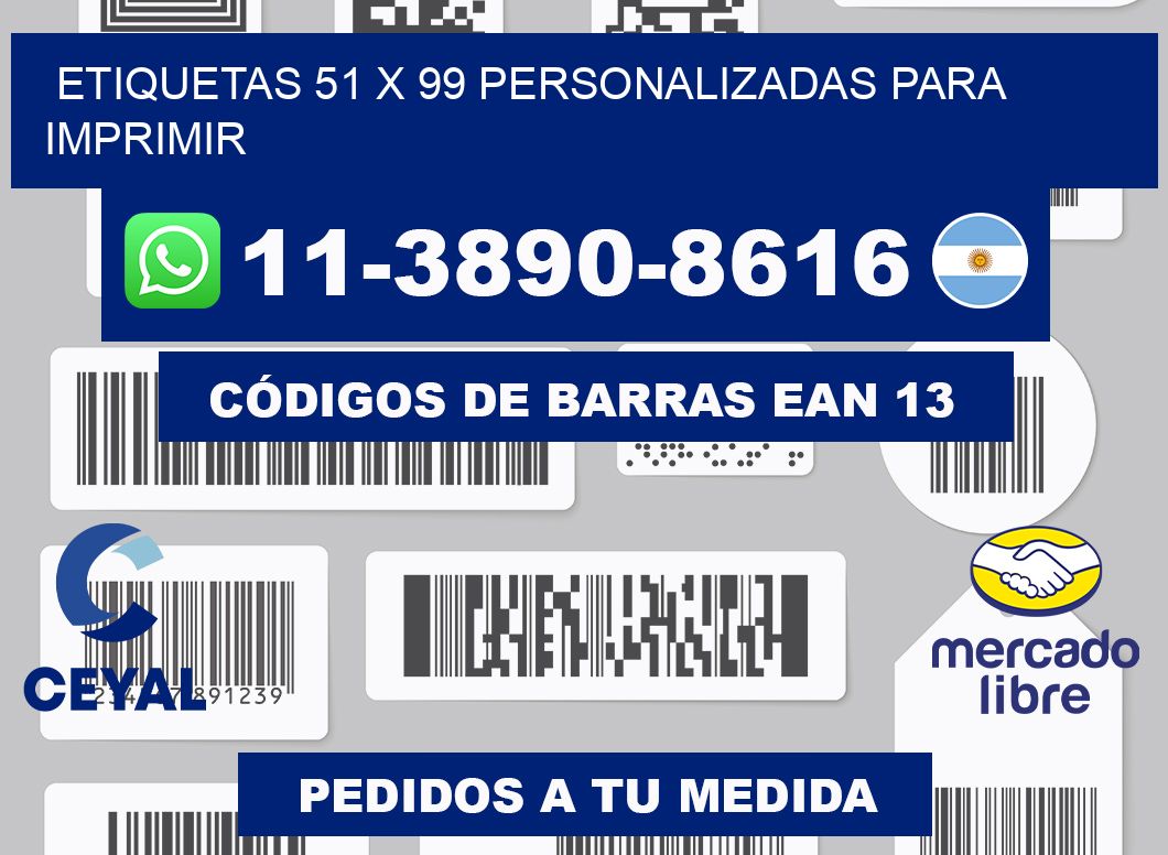 etiquetas 51 x 99 personalizadas para imprimir