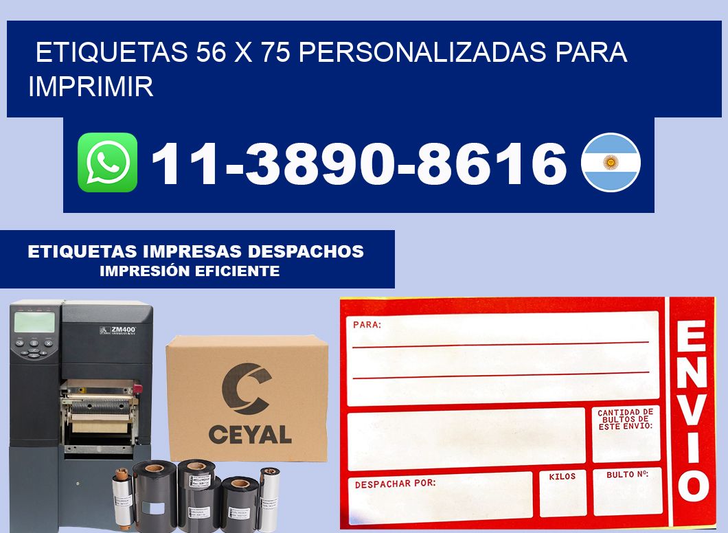 etiquetas 56 x 75 personalizadas para imprimir