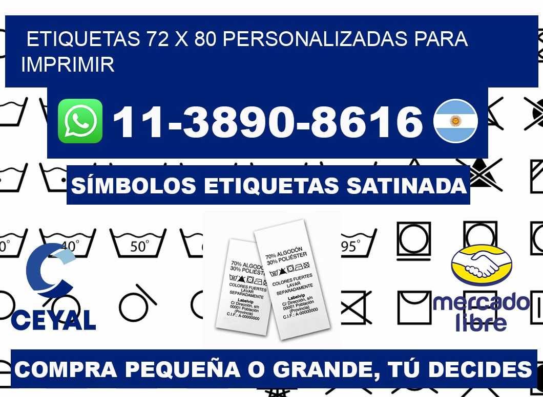 etiquetas 72 x 80 personalizadas para imprimir