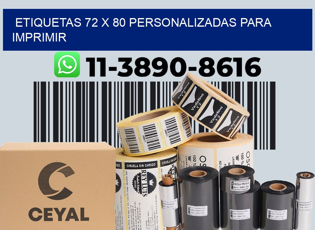 etiquetas 72 x 80 personalizadas para imprimir