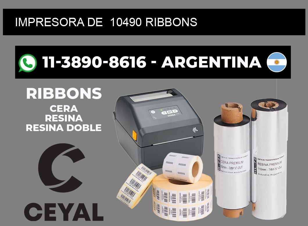 impresora de  10490 ribbons