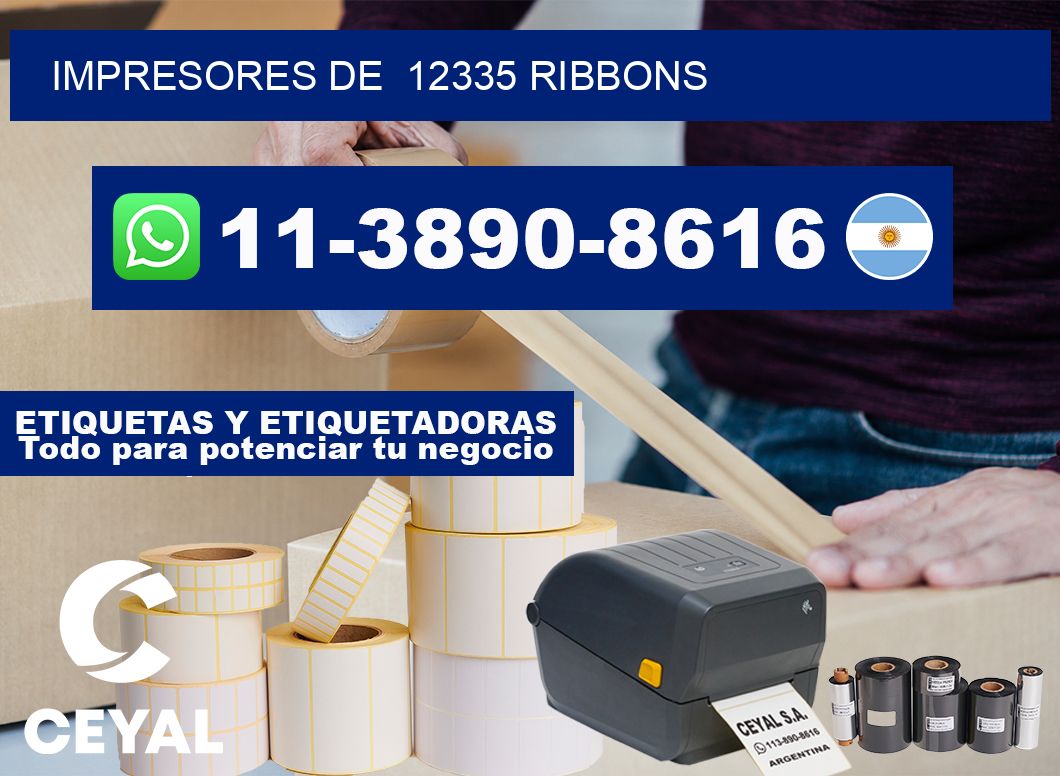 impresores de 12335 ribbons