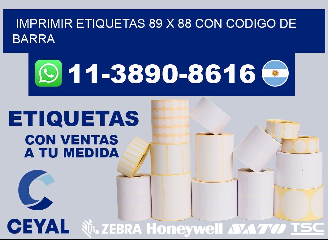imprimir etiquetas 89 x 88 con codigo de barra