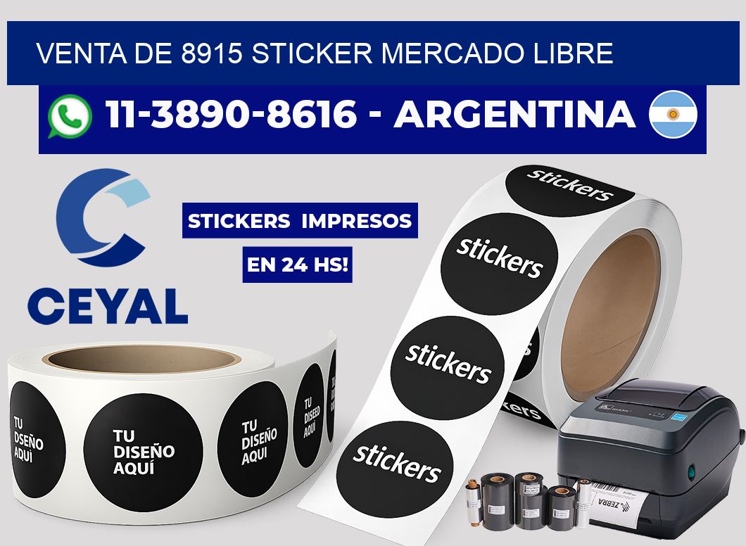 venta de 8915 sticker mercado libre