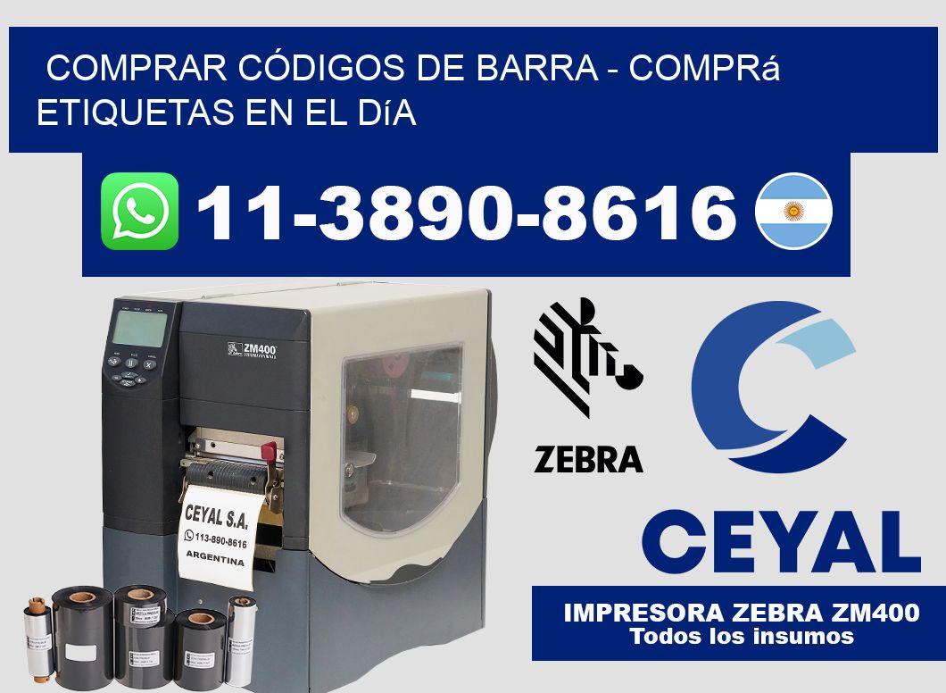 COMPRAR CÓDIGOS DE BARRA - Comprá etiquetas en el día
