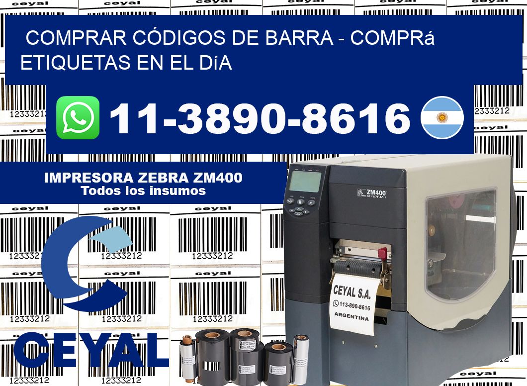 COMPRAR CÓDIGOS DE BARRA – Comprá etiquetas en el día