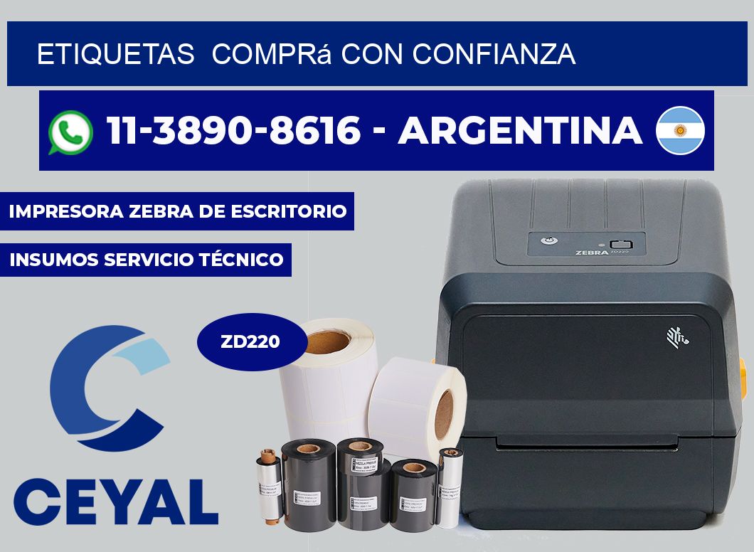 ETIQUETAS  Comprá con confianza