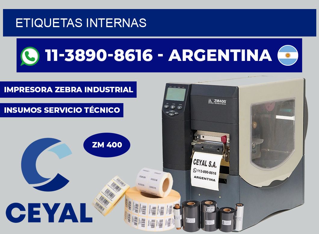 ETIQUETAS internas