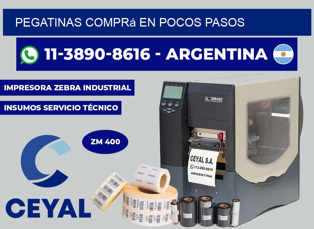 PEGATINAS Comprá en pocos pasos