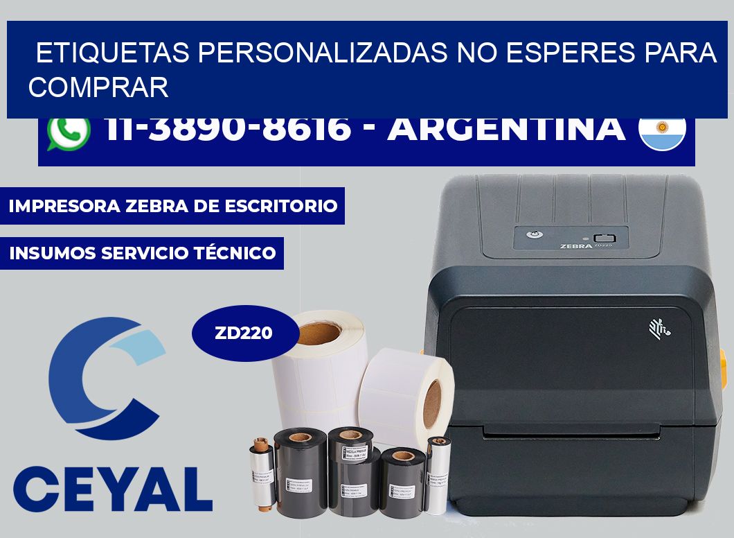etiquetas personalizadas No esperes para comprar