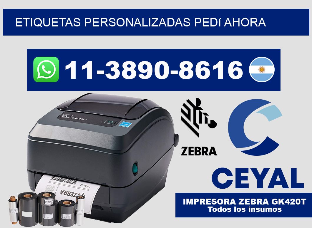 etiquetas personalizadas Pedí ahora