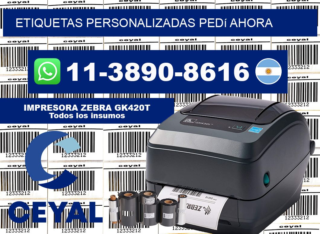 etiquetas personalizadas Pedí ahora