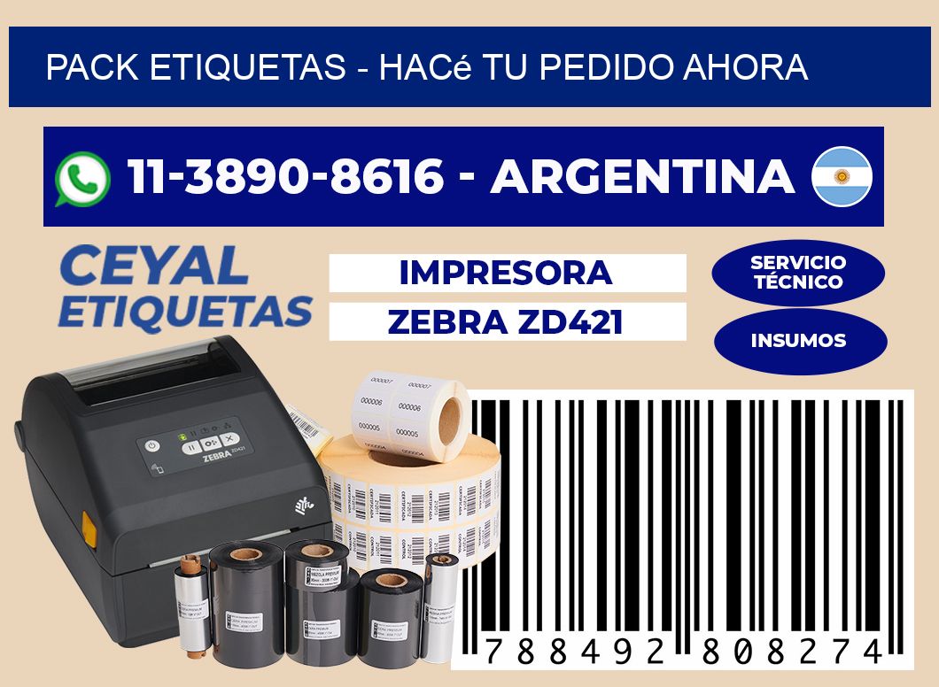 pack etiquetas - Hacé tu pedido ahora