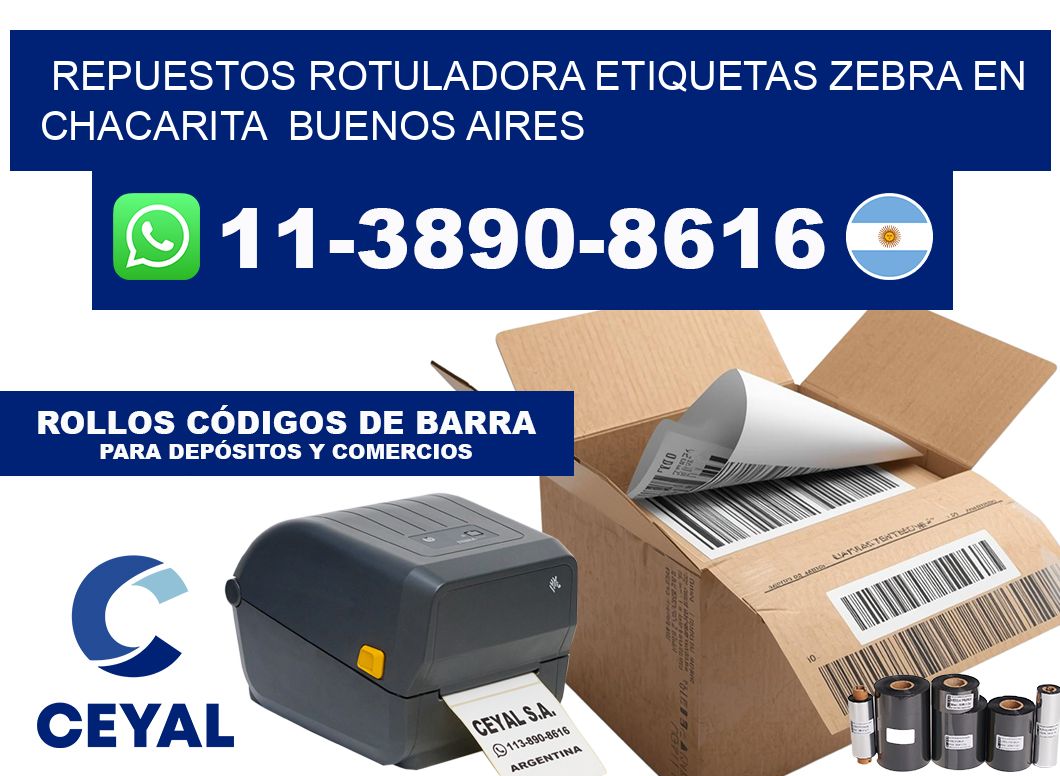 repuestos rotuladora etiquetas Zebra en Chacarita  Buenos Aires