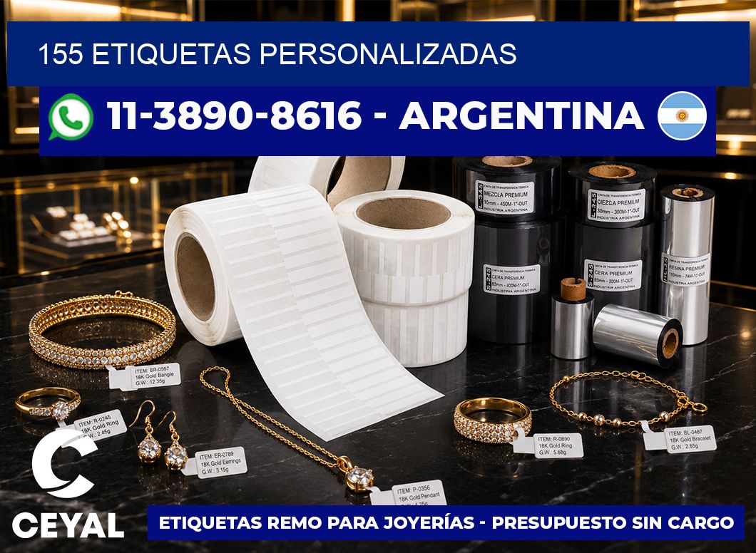 155 ETIQUETAS PERSONALIZADAS