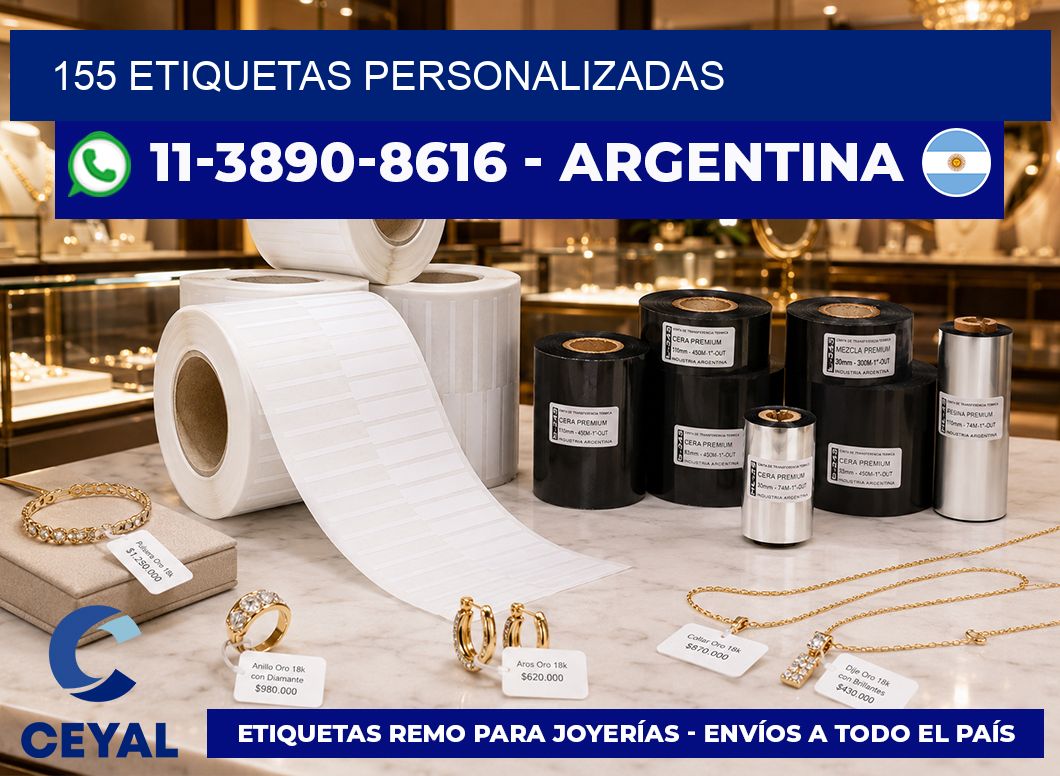 155 ETIQUETAS PERSONALIZADAS