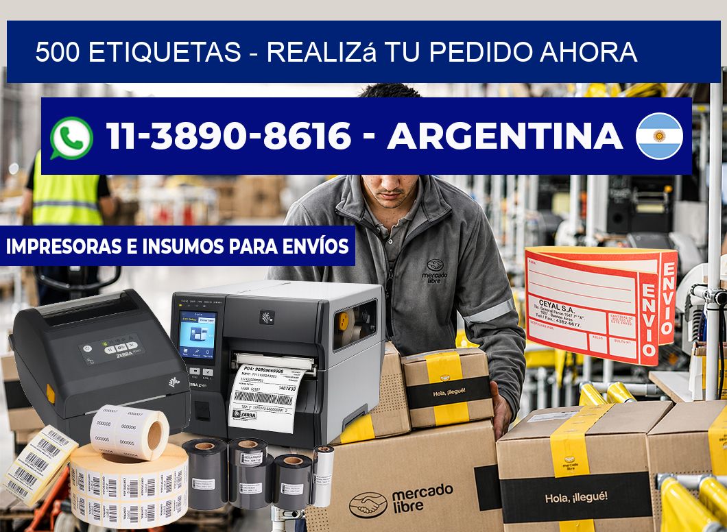 500 ETIQUETAS – Realizá tu pedido ahora