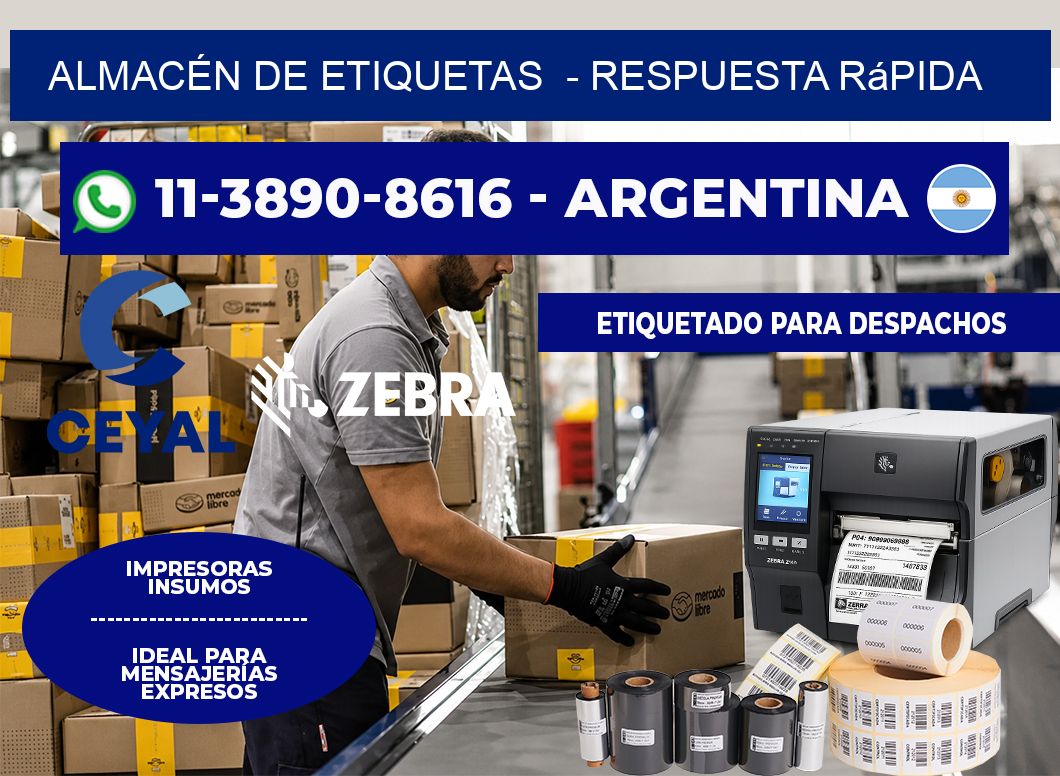 ALMACÉN DE ETIQUETAS - Respuesta rápida