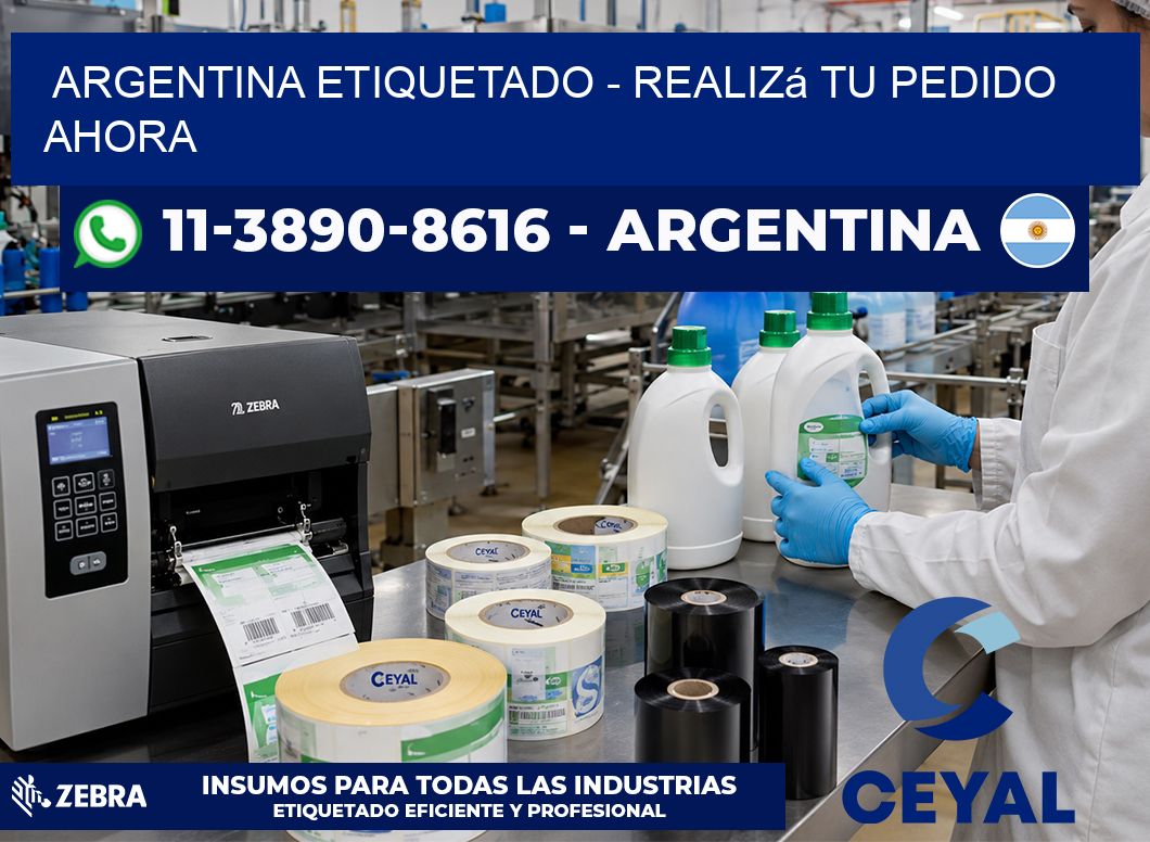 ARGENTINA ETIQUETADO - Realizá tu pedido ahora