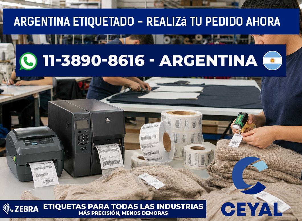ARGENTINA ETIQUETADO - Realizá tu pedido ahora
