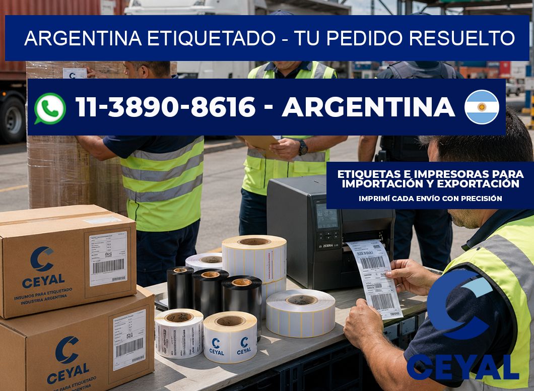 ARGENTINA ETIQUETADO - Tu pedido resuelto