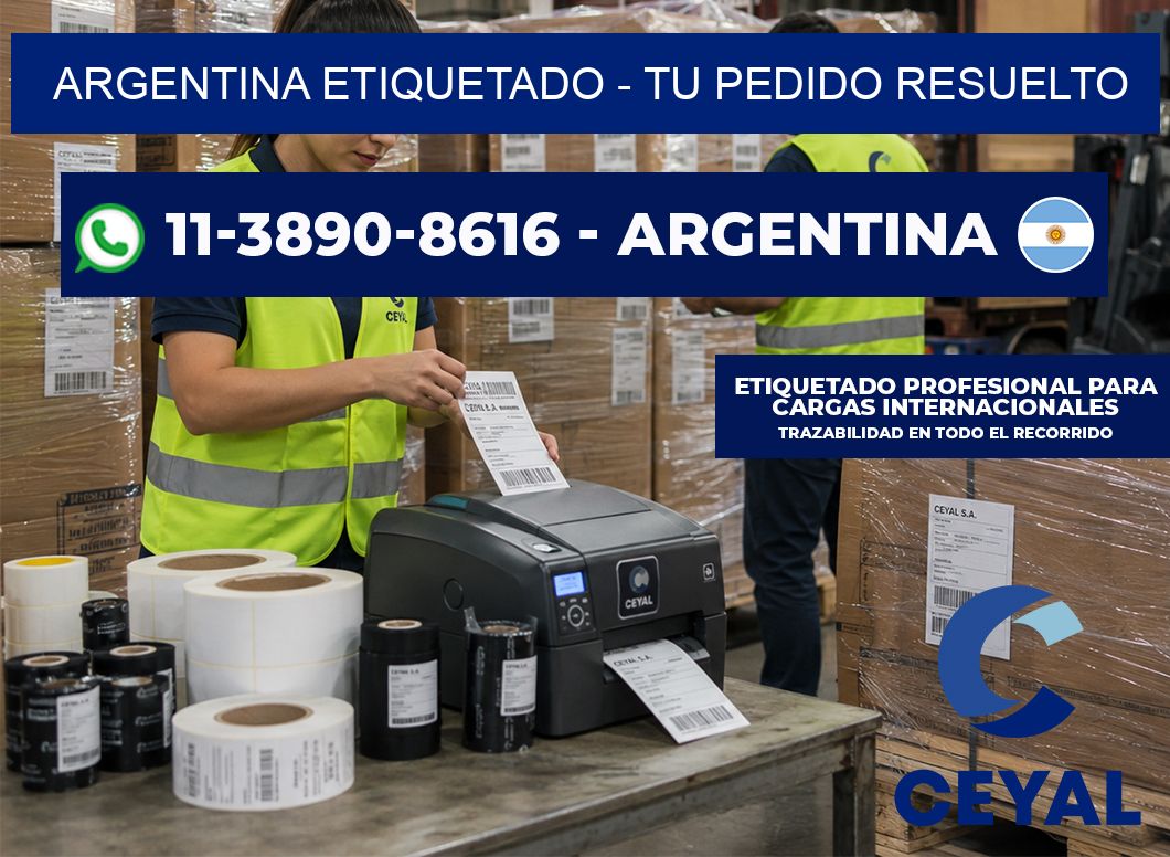 ARGENTINA ETIQUETADO - Tu pedido resuelto