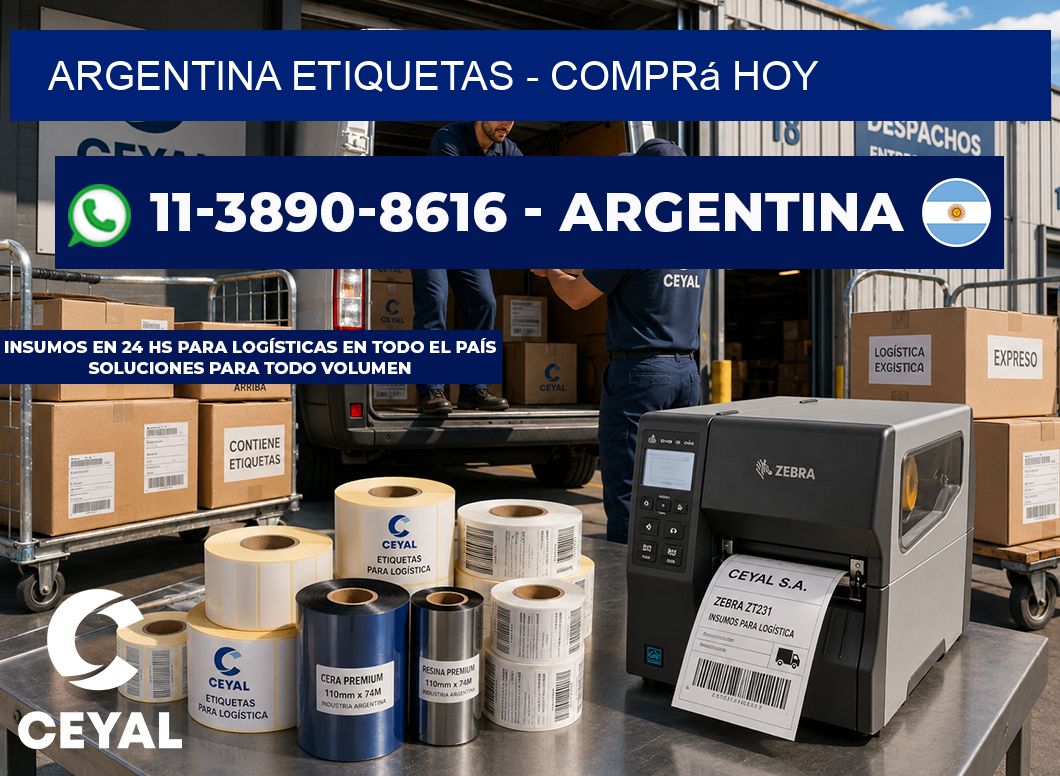 ARGENTINA ETIQUETAS - Comprá hoy