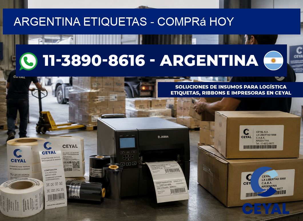 ARGENTINA ETIQUETAS - Comprá hoy