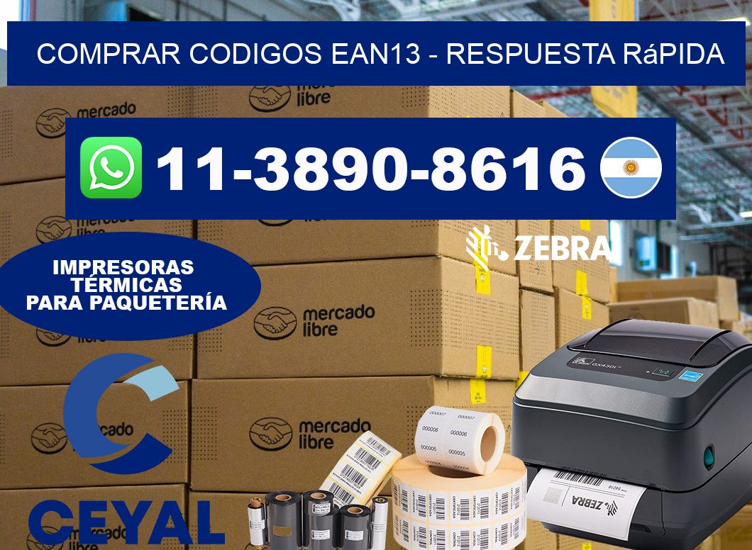 COMPRAR CODIGOS EAN13 - Respuesta rápida