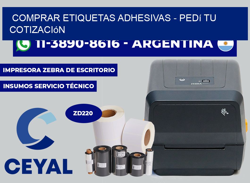 COMPRAR ETIQUETAS ADHESIVAS - Pedí tu cotización