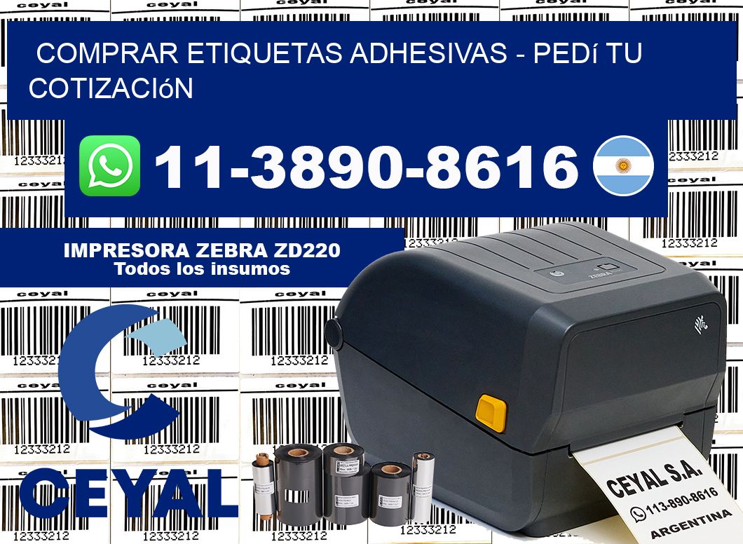 COMPRAR ETIQUETAS ADHESIVAS - Pedí tu cotización