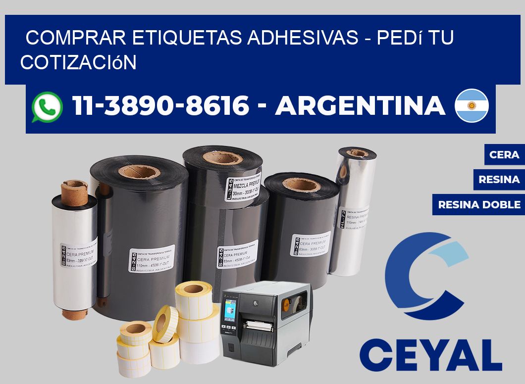 COMPRAR ETIQUETAS ADHESIVAS - Pedí tu cotización