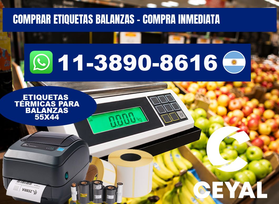 COMPRAR ETIQUETAS BALANZAS - Compra inmediata