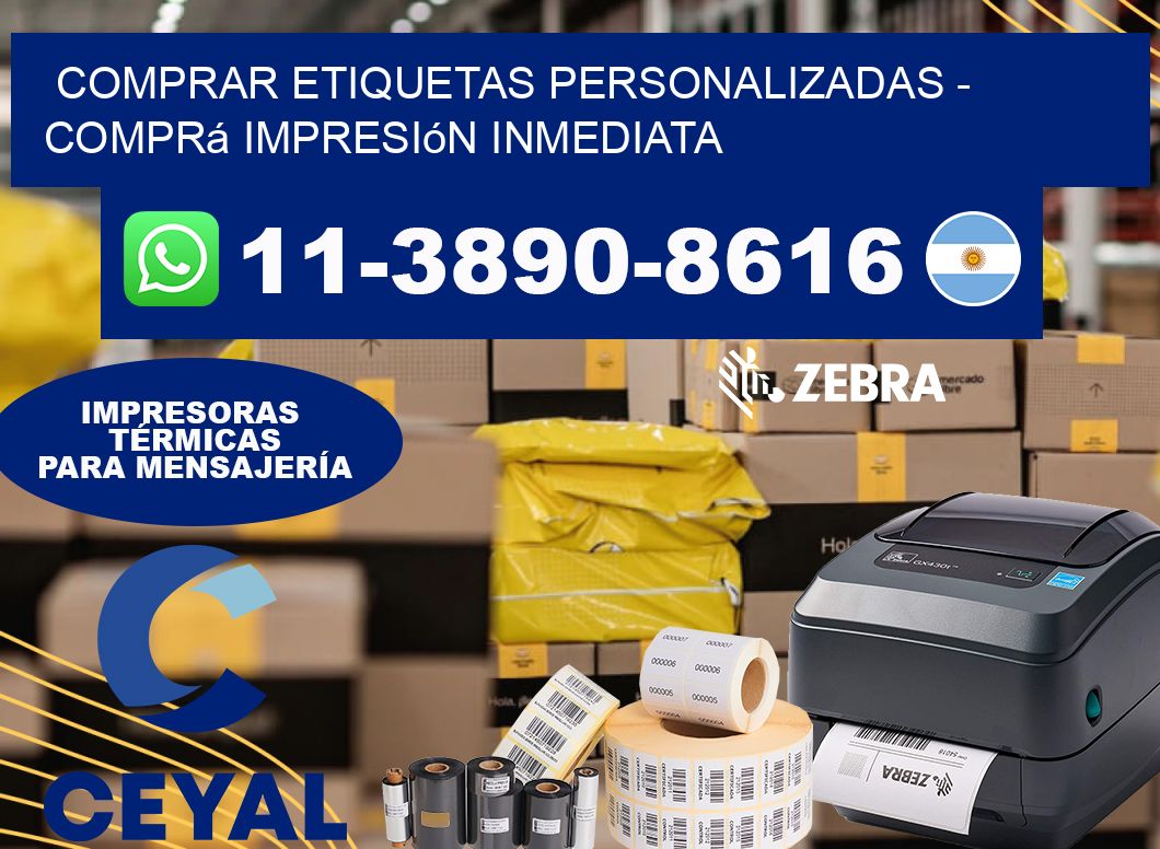 COMPRAR ETIQUETAS PERSONALIZADAS - Comprá impresión inmediata