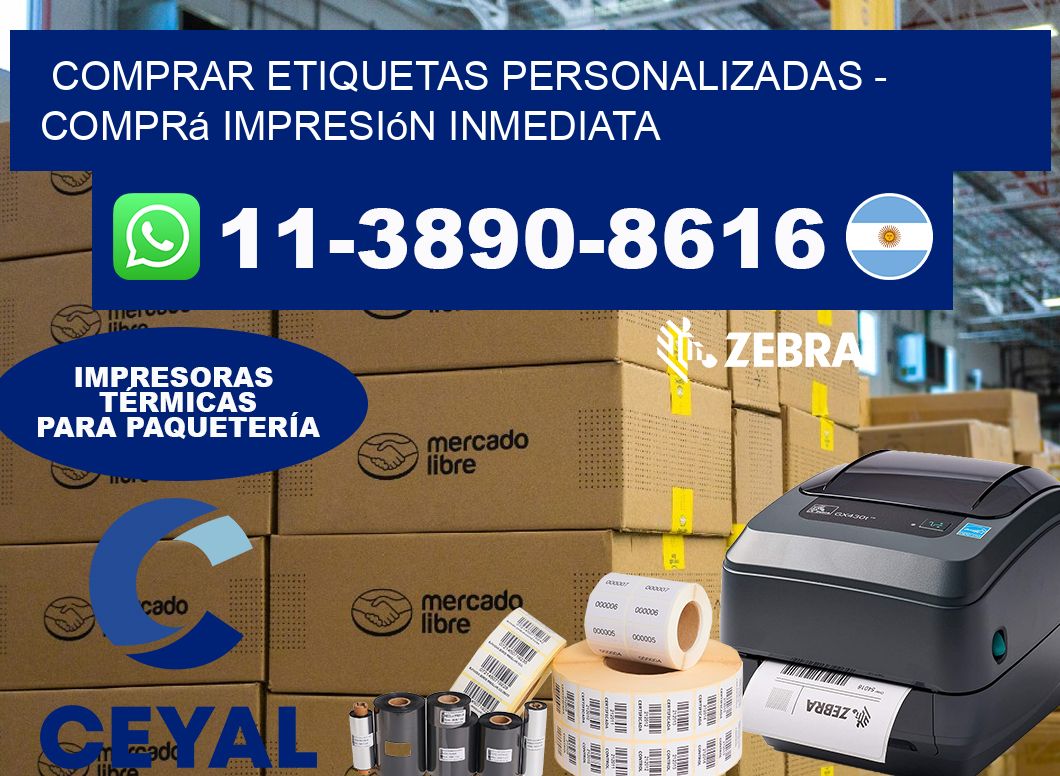 COMPRAR ETIQUETAS PERSONALIZADAS - Comprá impresión inmediata