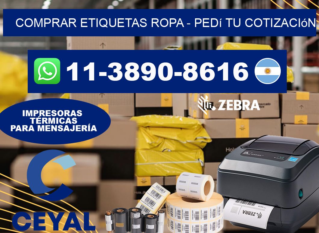 COMPRAR ETIQUETAS ROPA - Pedí tu cotización