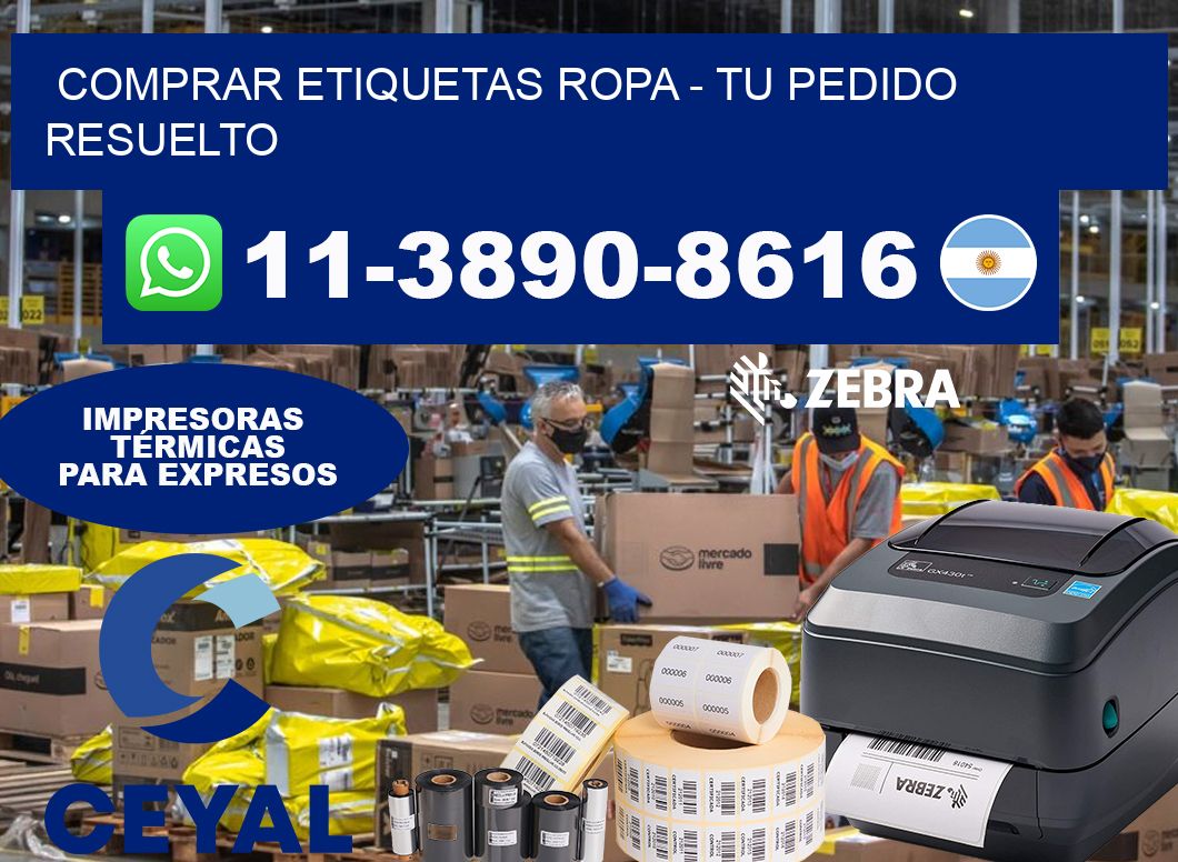COMPRAR ETIQUETAS ROPA - Tu pedido resuelto