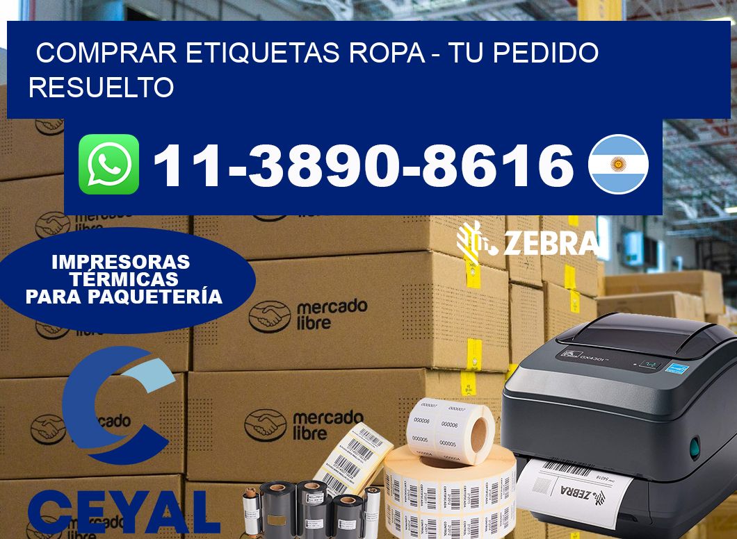 COMPRAR ETIQUETAS ROPA – Tu pedido resuelto