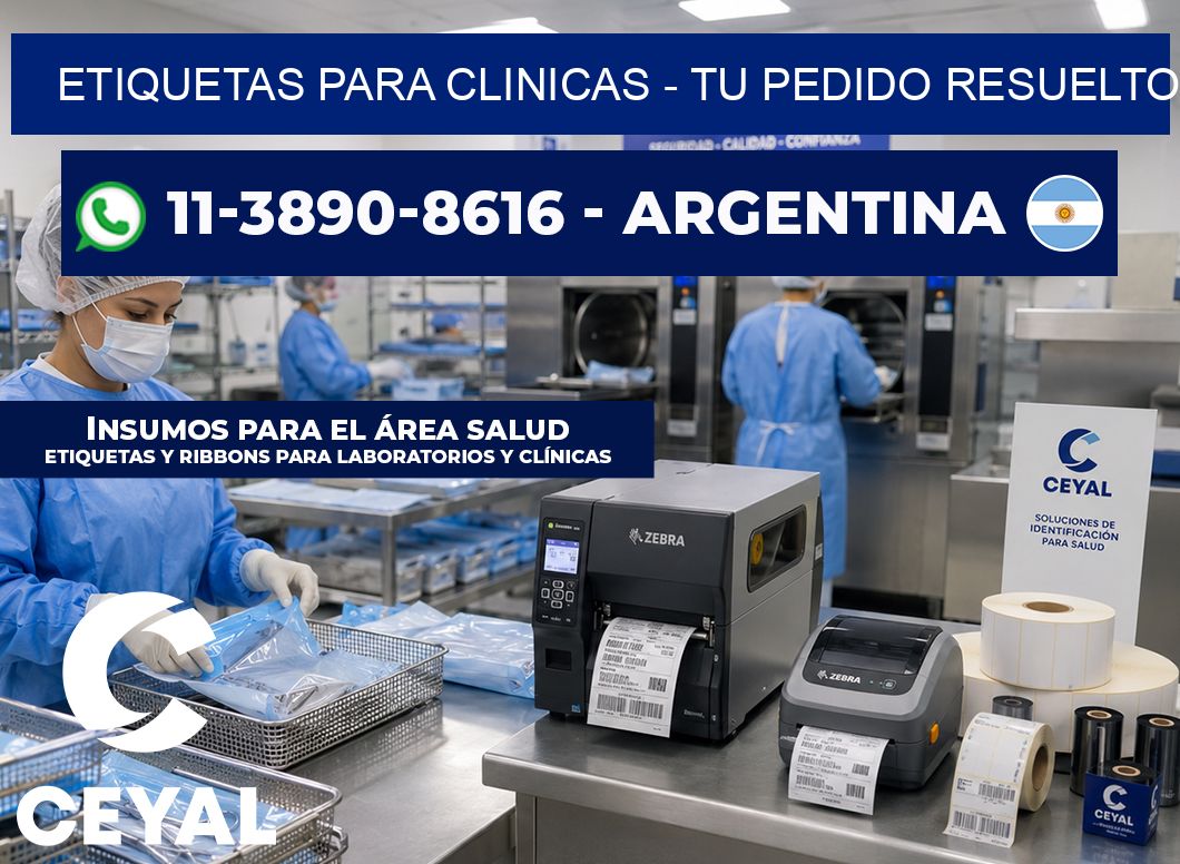 ETIQUETAS PARA CLINICAS – Tu pedido resuelto