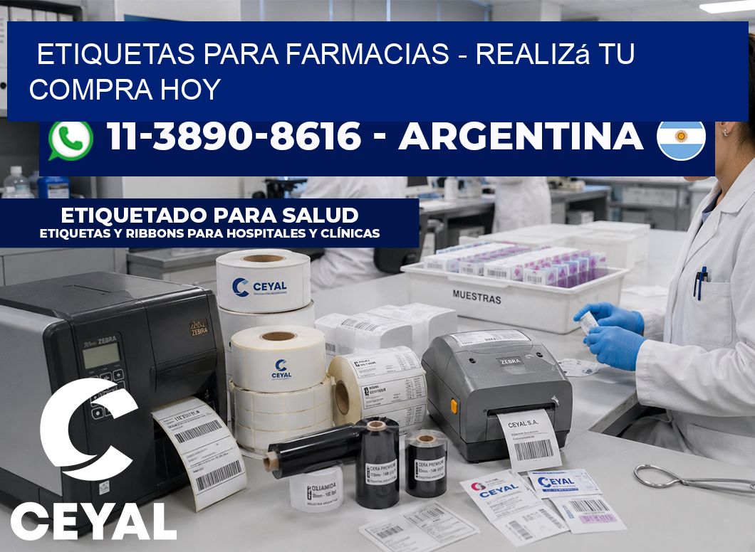 ETIQUETAS PARA FARMACIAS - Realizá tu compra hoy