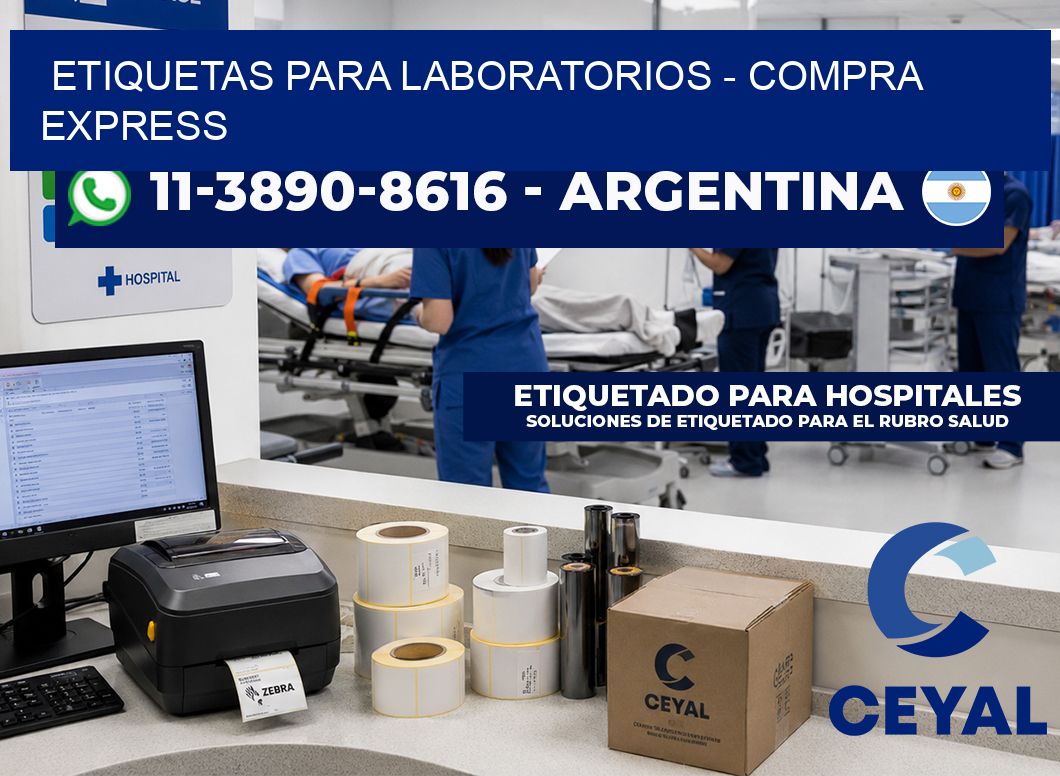 ETIQUETAS PARA LABORATORIOS - Compra express