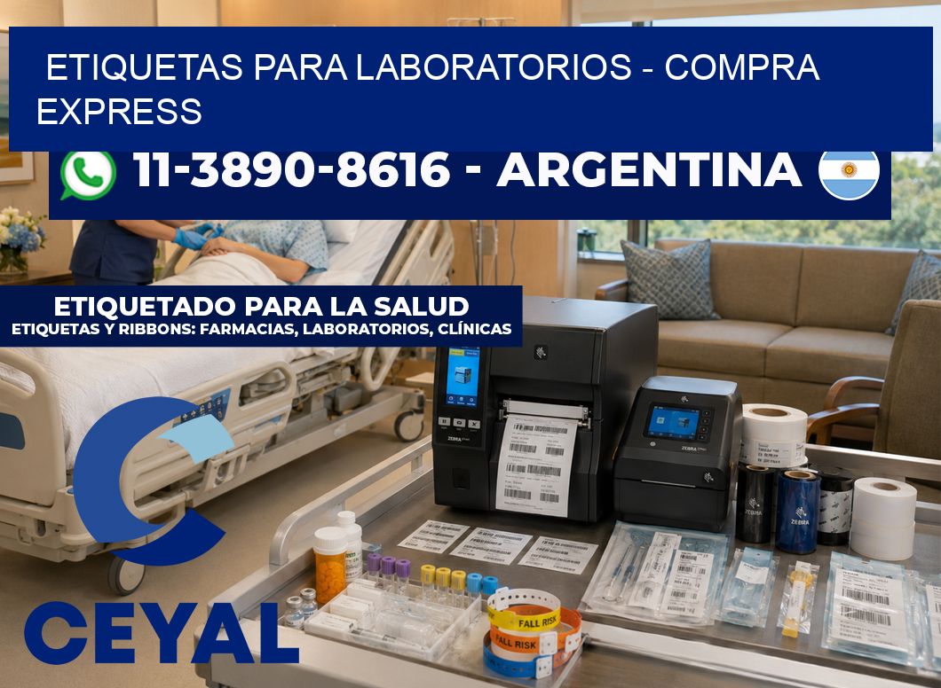ETIQUETAS PARA LABORATORIOS - Compra express