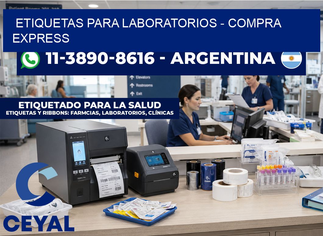 ETIQUETAS PARA LABORATORIOS – Compra express
