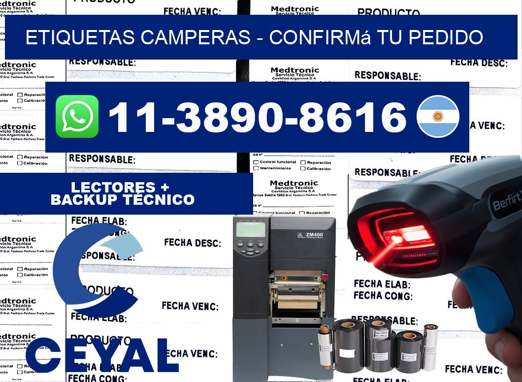 Etiquetas Camperas - Confirmá tu pedido