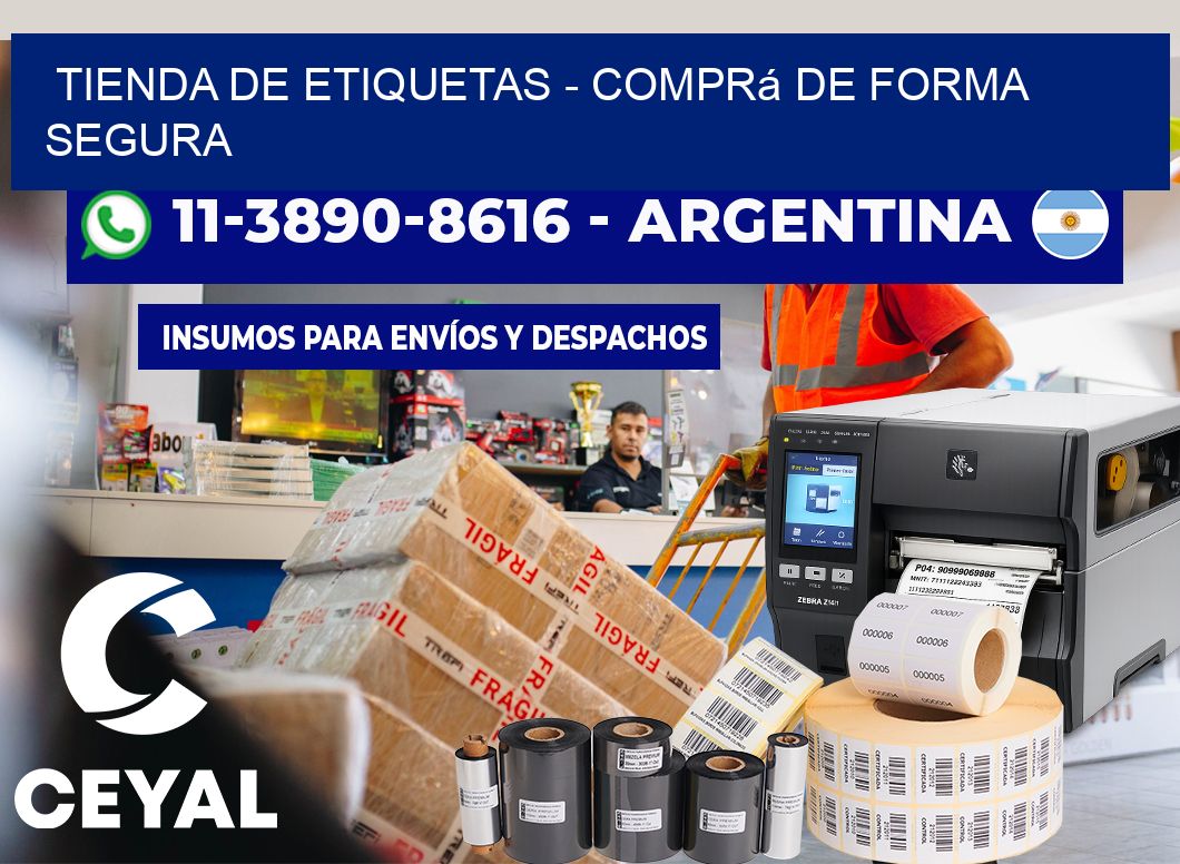 TIENDA DE ETIQUETAS - Comprá de forma segura