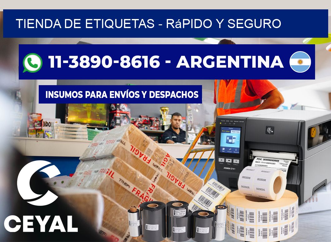 TIENDA DE ETIQUETAS - rápido y seguro