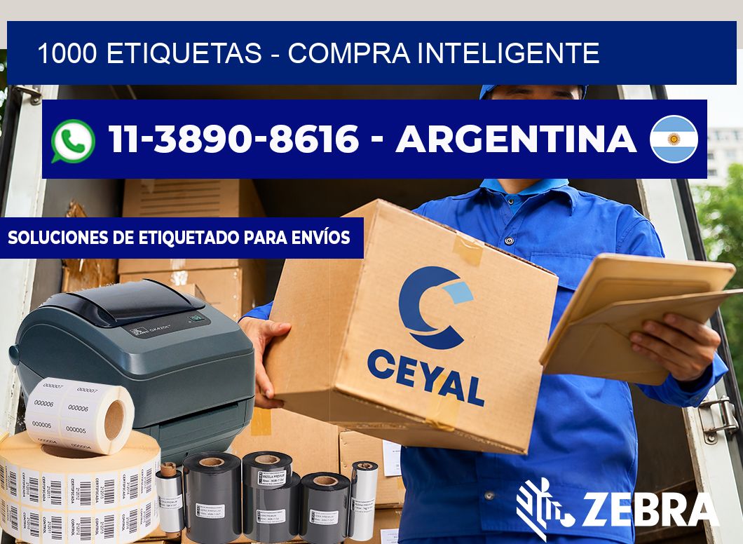 1000 ETIQUETAS – Compra inteligente